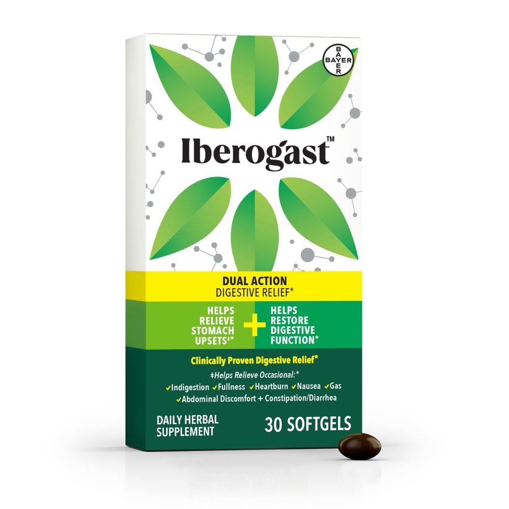 Iberogast Gummies for Occasional Upset Stomach Natural Elderberry
